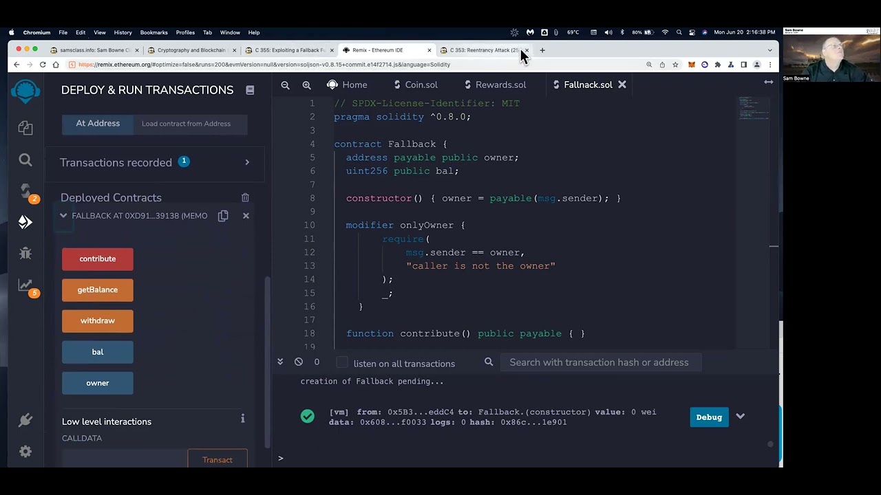Exploiting a Fallback Function