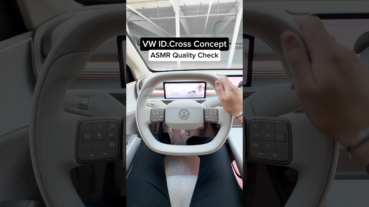 INSIDE 2026 VW ID.Cross Concept! 😳 #idcross #volkswagen #vw #asmrsounds