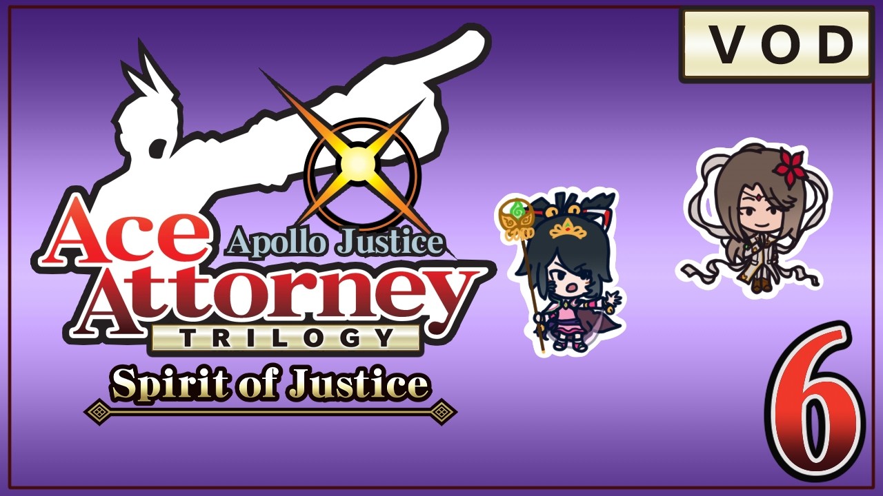 Sei Sou voices Ace Attorney: Spirit of Justice with @rintaichou | Full VOD Part 6