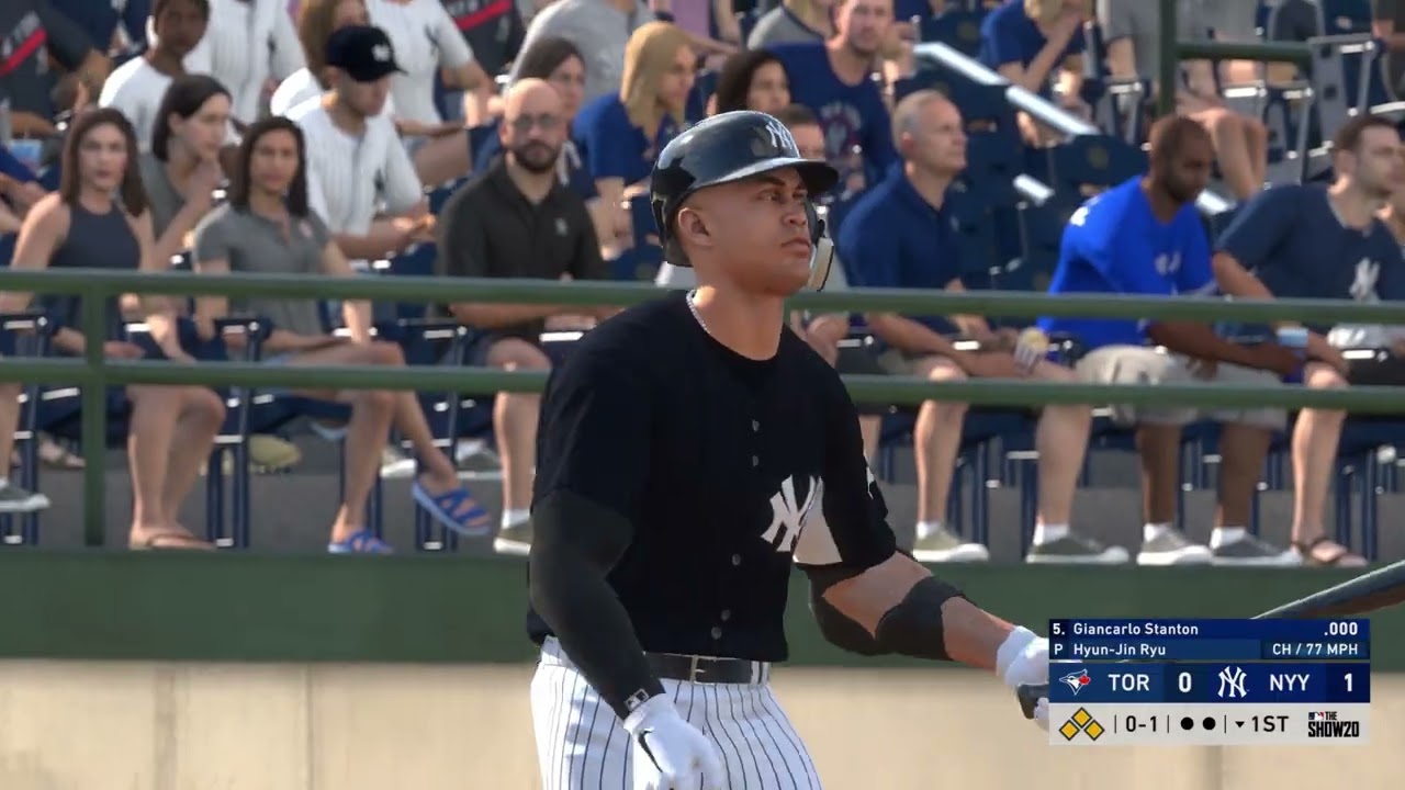 4K – PS4 – MLB The Show 20 – Spring Training – February 2020 – Saturday 22 – Toronto Blue Jays at Ne