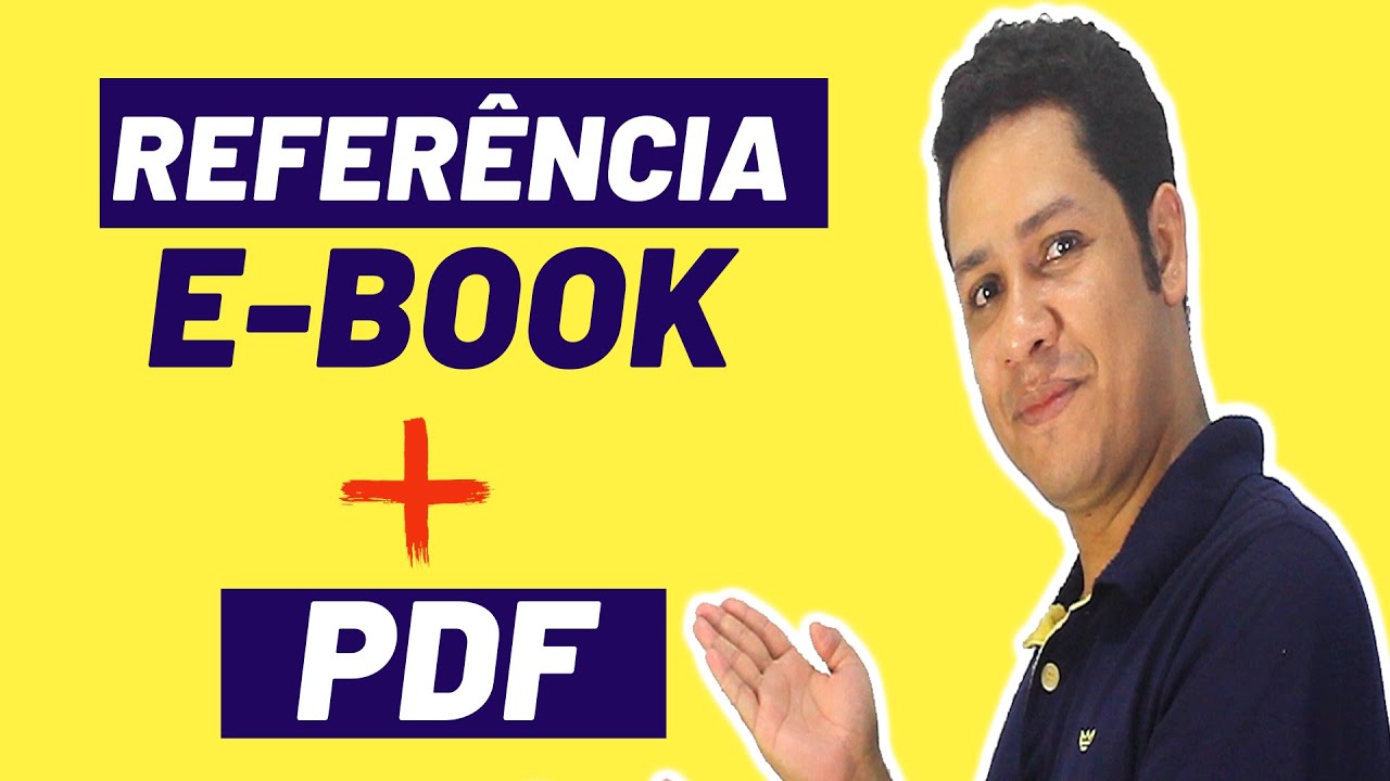 Como Referenciar PDF ou Artigos na Internet - Referência Bibliográfica de e-Book