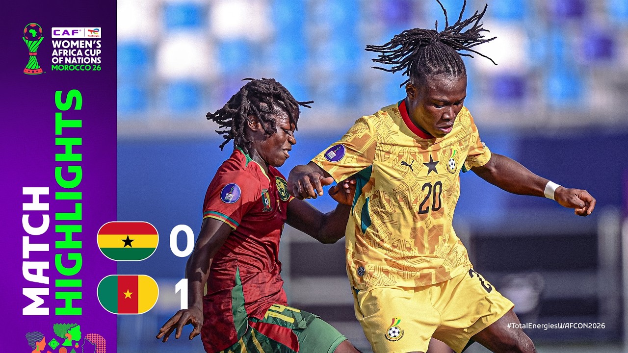 Ghana 0-1 Cameroon | Match Highlights l TotalEnergies WAFCON 2026 l Group D