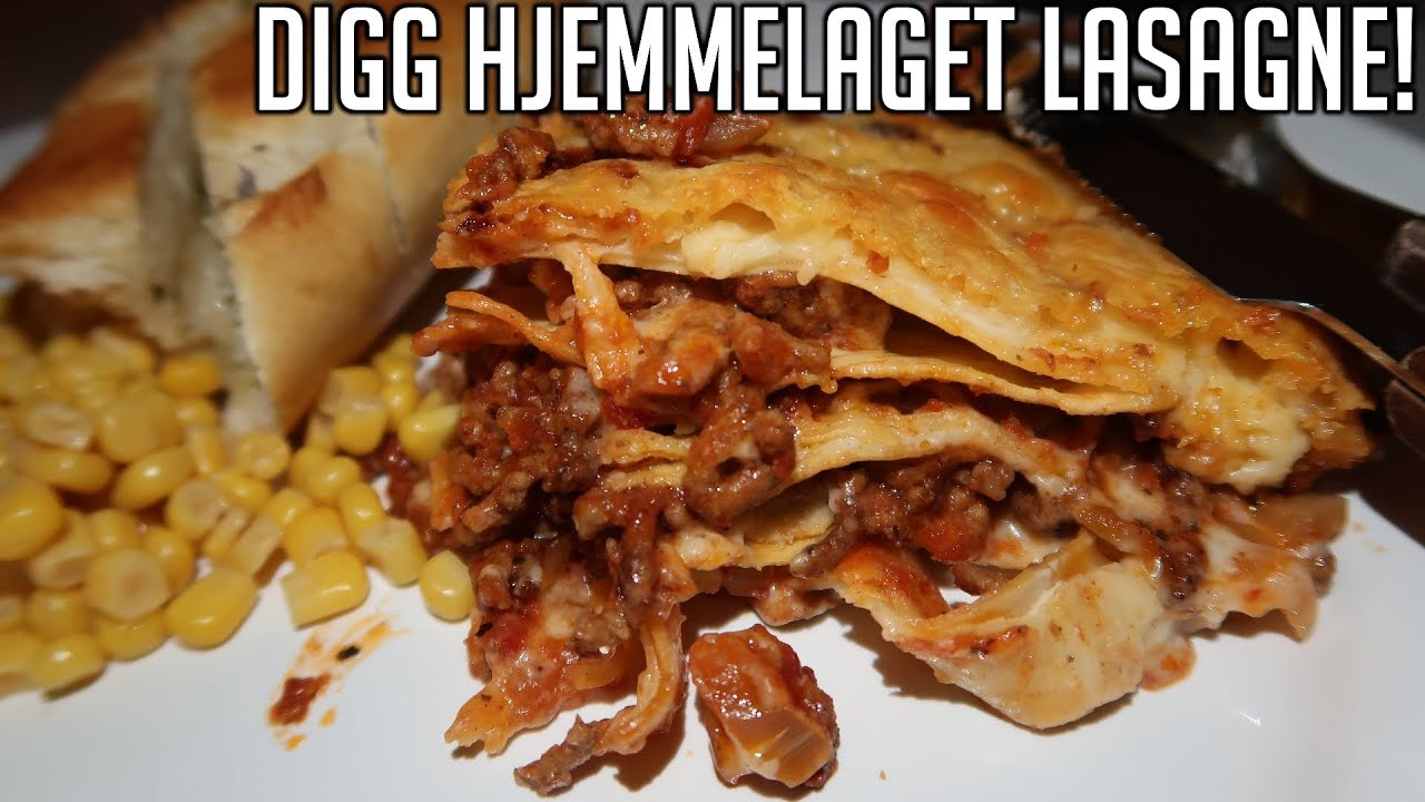 HJEMMELAGET LASAGNE!
