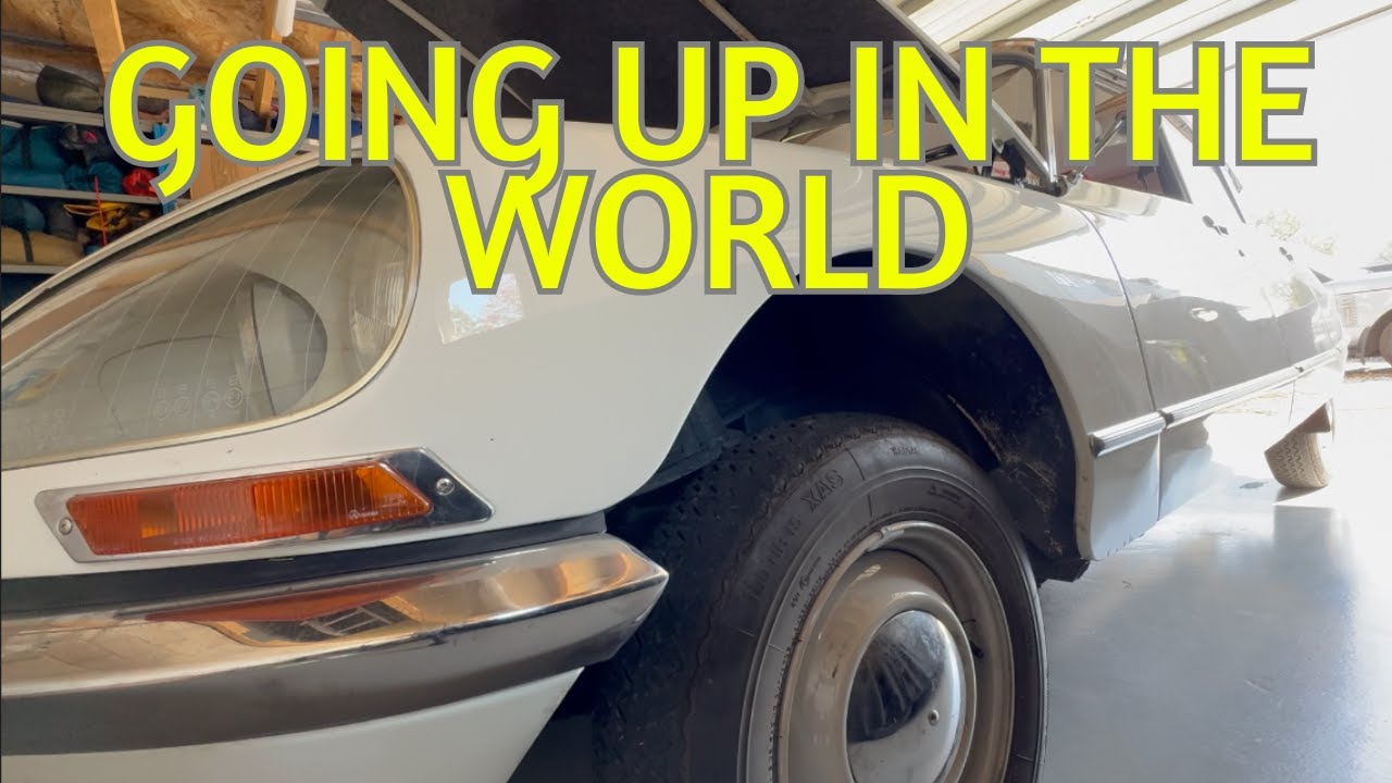 1973 Citroen DS 21.  D Super 5.  New front comfort spheres.  Do they make a difference?