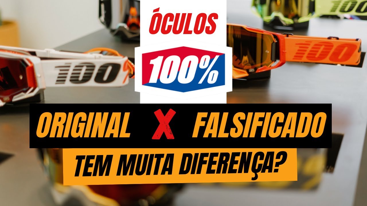 COMPARATIVO ÓCULOS 100% ORIGINAL X FALSIFICADO