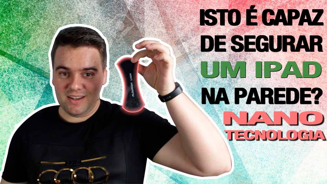 Será que a NANO TECNOLOGIA vai suportar um IPAD na PAREDE!?😥 UPS...😅