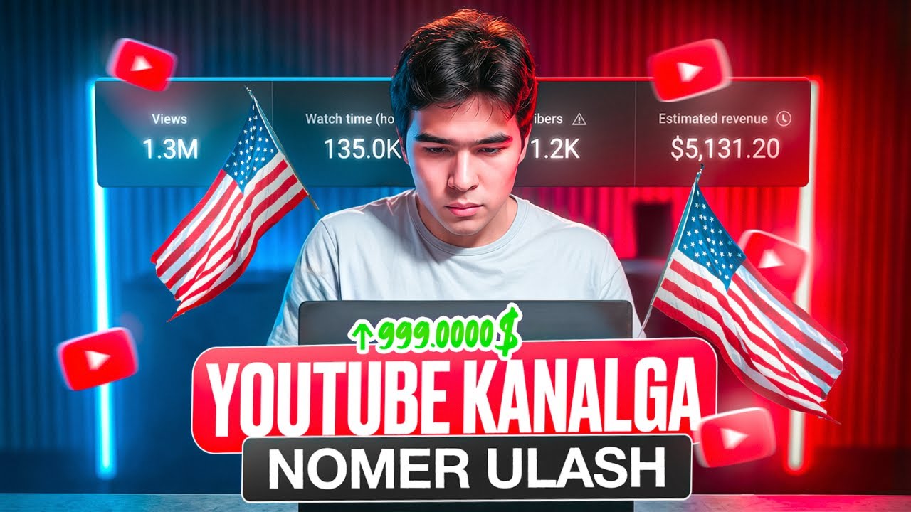 Youtube Nomer Tastiqlash Osson Sodda Yoli -  Amerikan Youtube