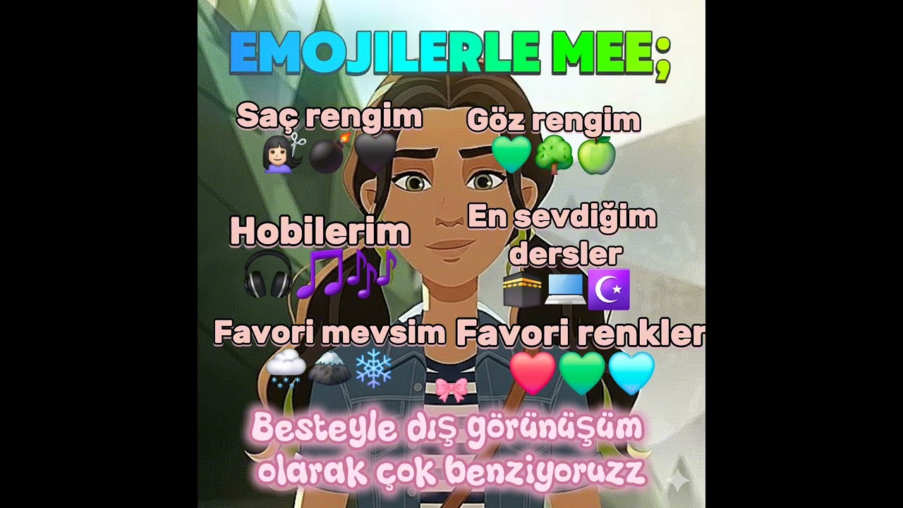 Emojilerle bennn ❤️💚🩵🌹🌹🌹 