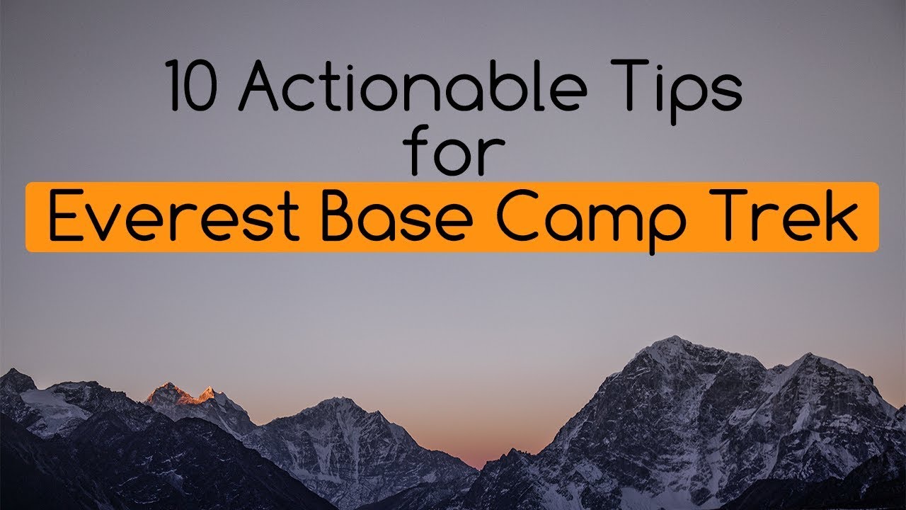 How to Prepare for Everest Base Camp Trekking? 10 Actionable Point | EBC Trek - Stunning Nepal