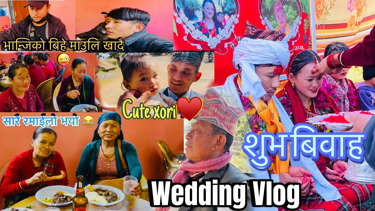 Full Wedding Vlog (Gita💍Raju) Bhimad 1 Kaule Tanahun Nepal || Organic Village Traditional Vlog😍