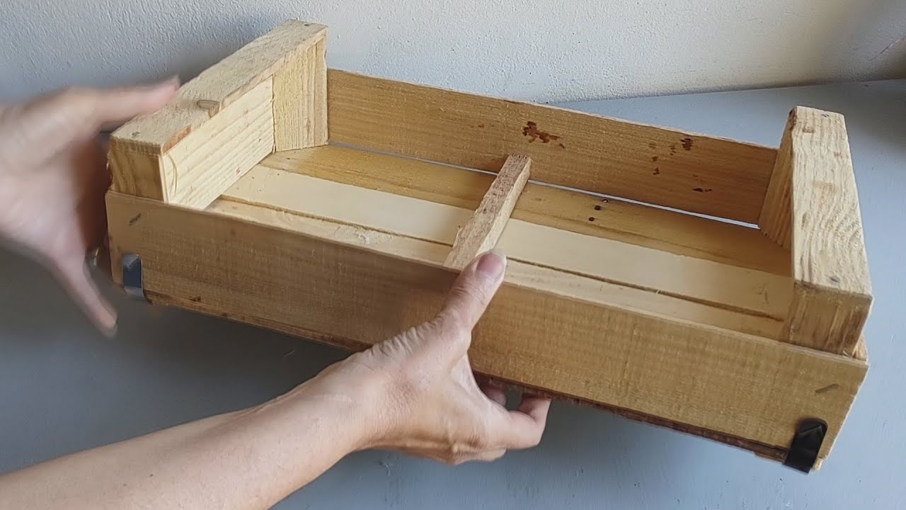 😍IDEA FÁCIL con CAJÓN de FRUTAS ♻ MANUALIDADES con  RECICLAJE 🌼 ARTESANATO 😘 Arte en casa