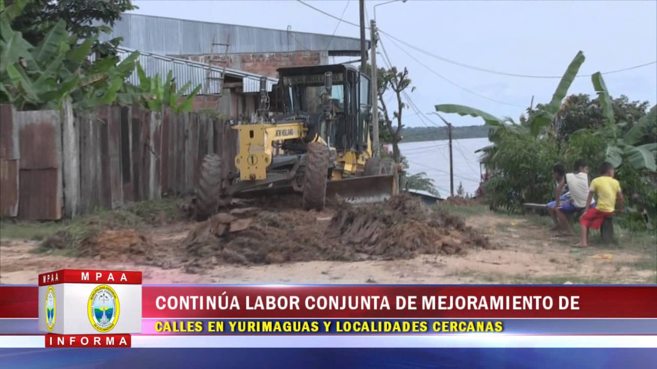 ARREGLO DE CALLES EN YURIMAGUAS Y LOCALIDADES CERCANAS MPAA