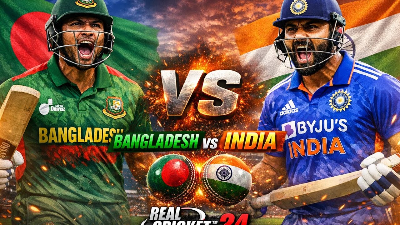 Bangladesh vs India Live 🔴 | Real Cricket 24 Epic Match #shorts #live