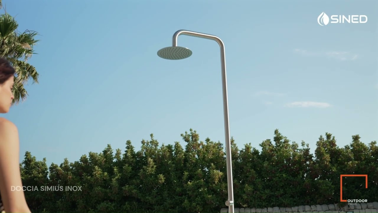 Doccia Simius Sined | Inox Nautico per Giardino e Piscina