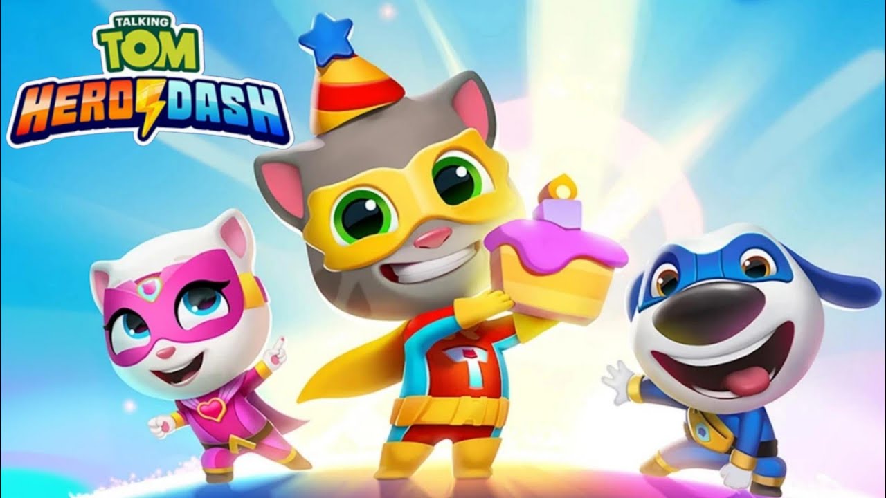 Talking Tom Hero Dash Birthday Tom 🦸⚡️ NEW UPDATE!! Level Gameplay Android, ios ¿ Best Funny ?