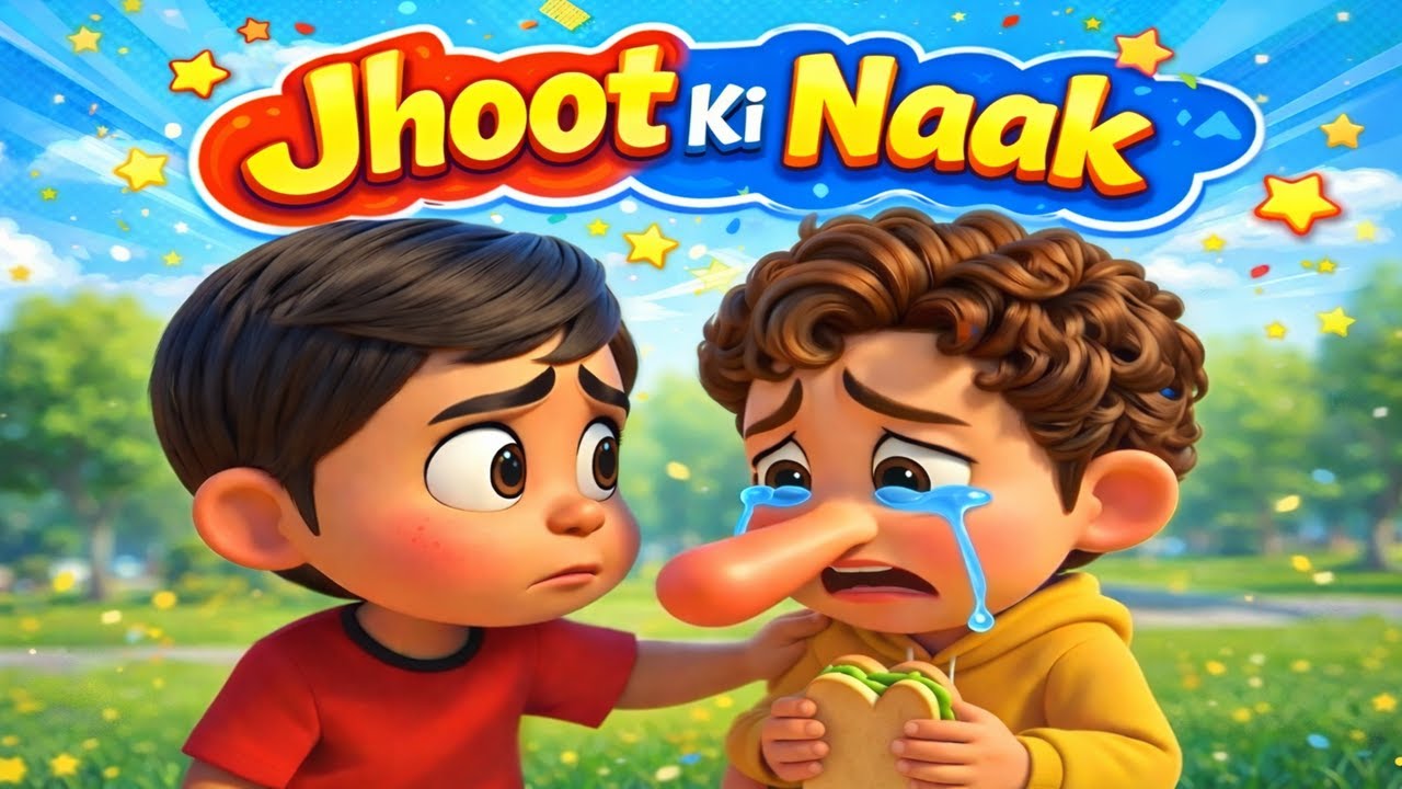 Jhoot Ki Naak – Fun Islamic Story for Kids | Arfeen & Shahzain