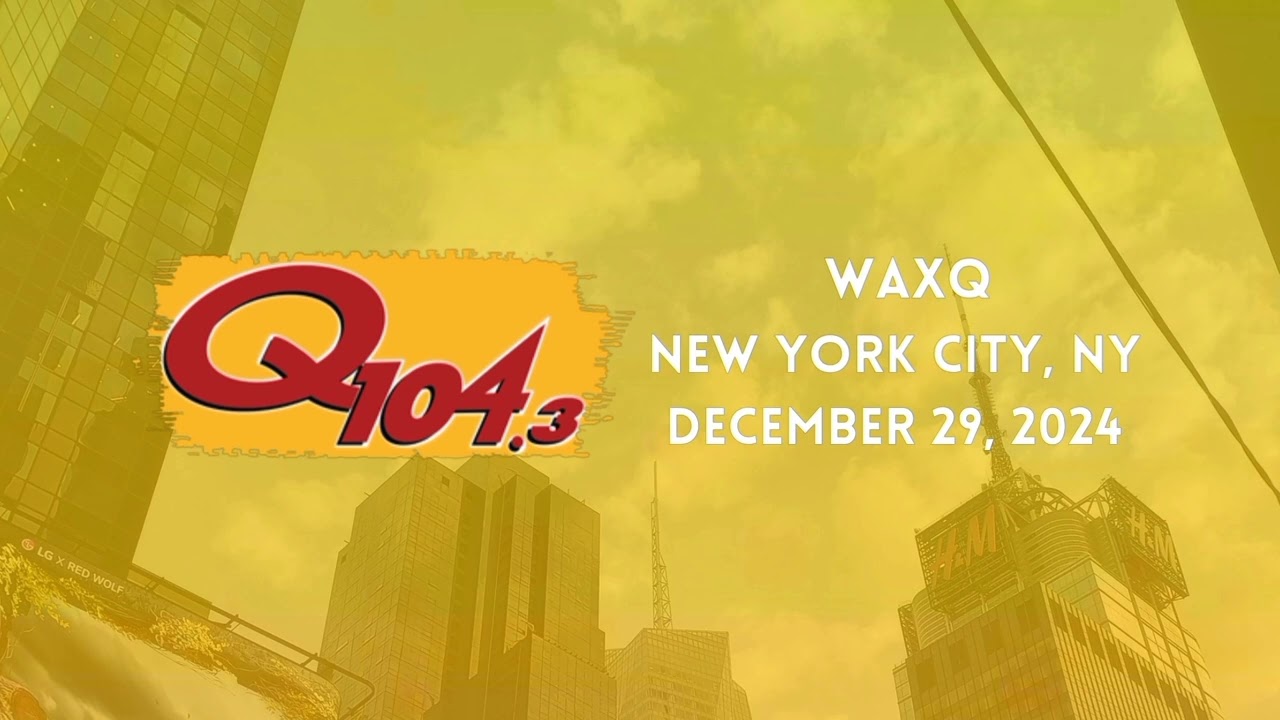 WAXQ New York City, NY (Q104.3) | Hourly Station ID | December 29, 2024