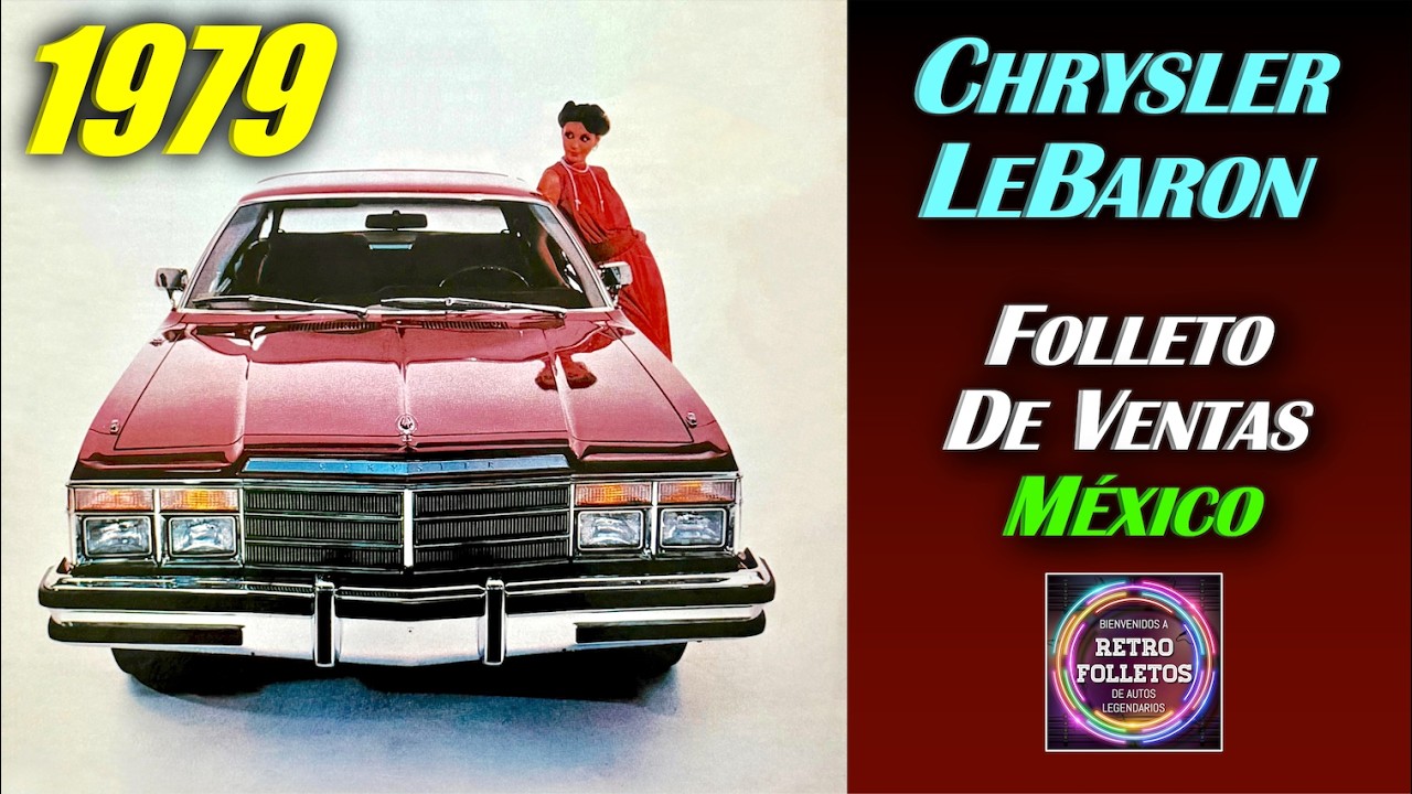 1979 CHRYSLER LEBARON MEXICO - FOLLETO DE VENTAS
