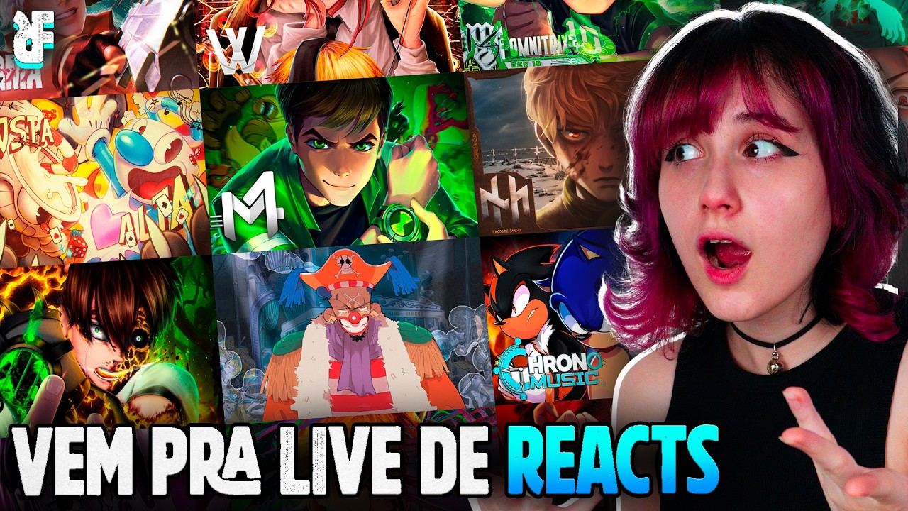 LIVE REAGINDO AS M&Uacute;SICAS QUE VOC&Ecirc;S PEDEM | FERU REACT