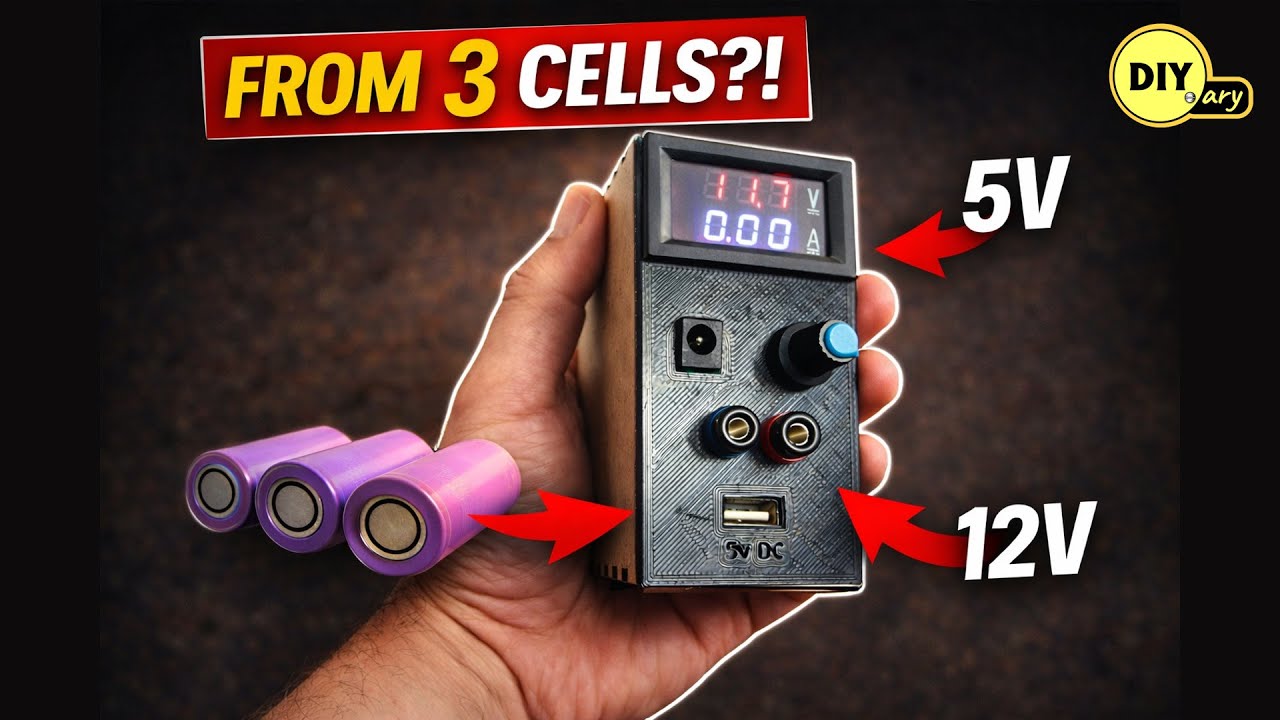 From 3 Cells to a Real Power Supply | DIY XL4015 Project