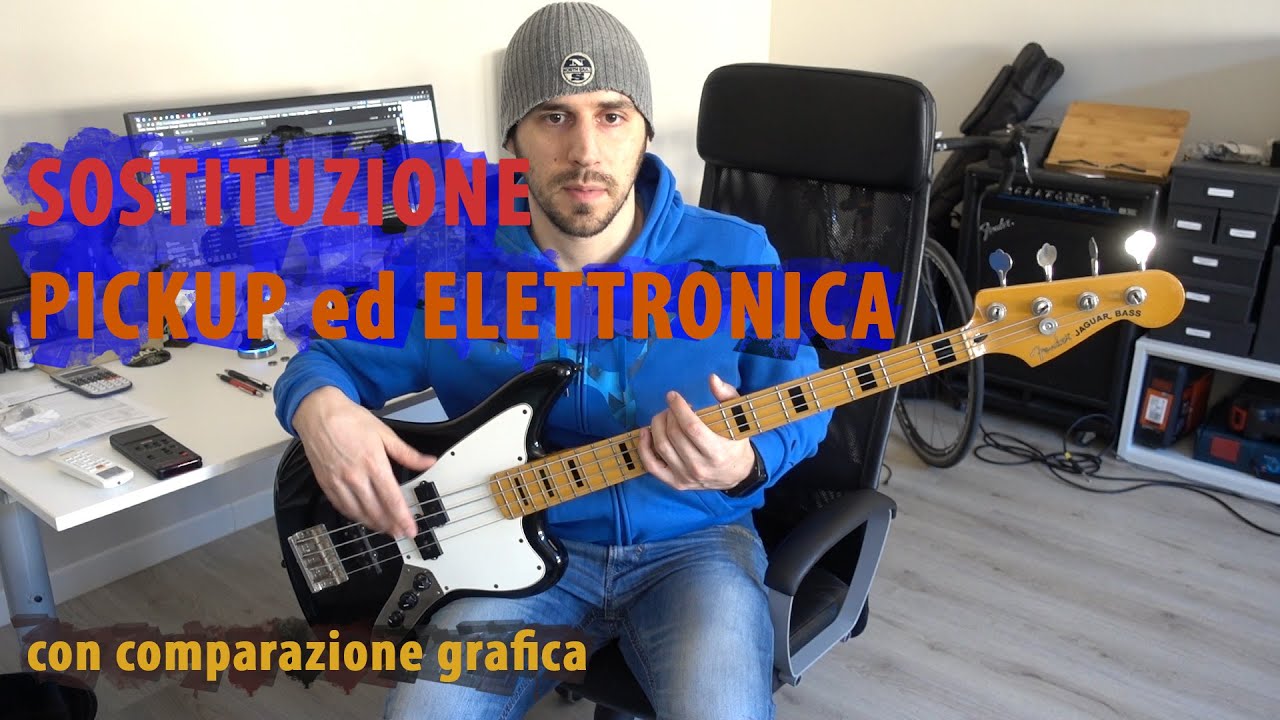 Upgrade basso elettrico: sostituzione pickup ed elettronica