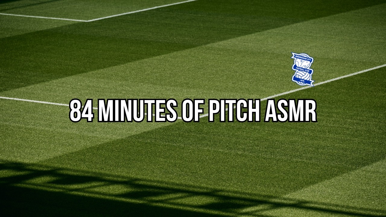 Birmingham City prepare for FC Barcelona | 84 minutes of relaxing 4K football pitch sounds
