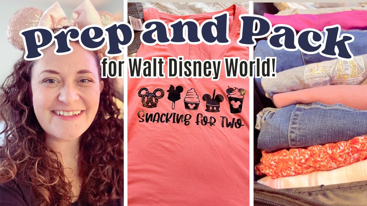 Disney World Prep and Pack With Me! | What I packed for our adult only Disney Trip 2023