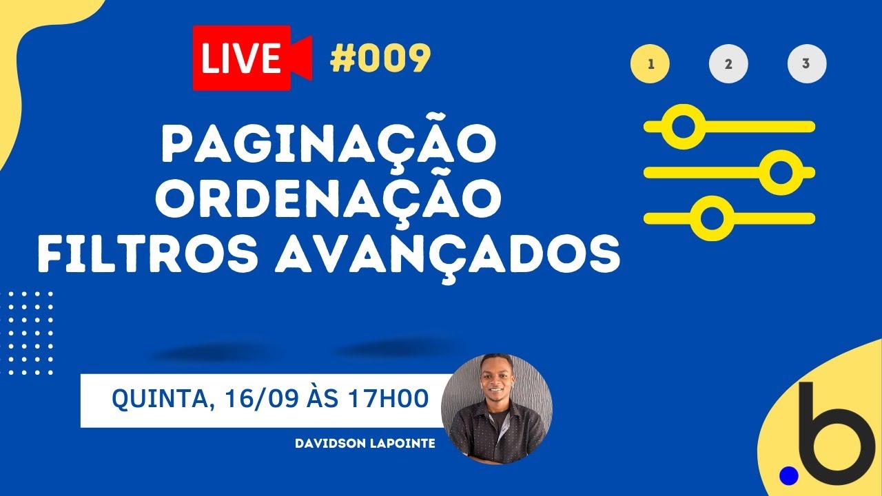 Live 009 - Paginação, Ordenação, Filtros Avançados no Bubble Passo a Passo