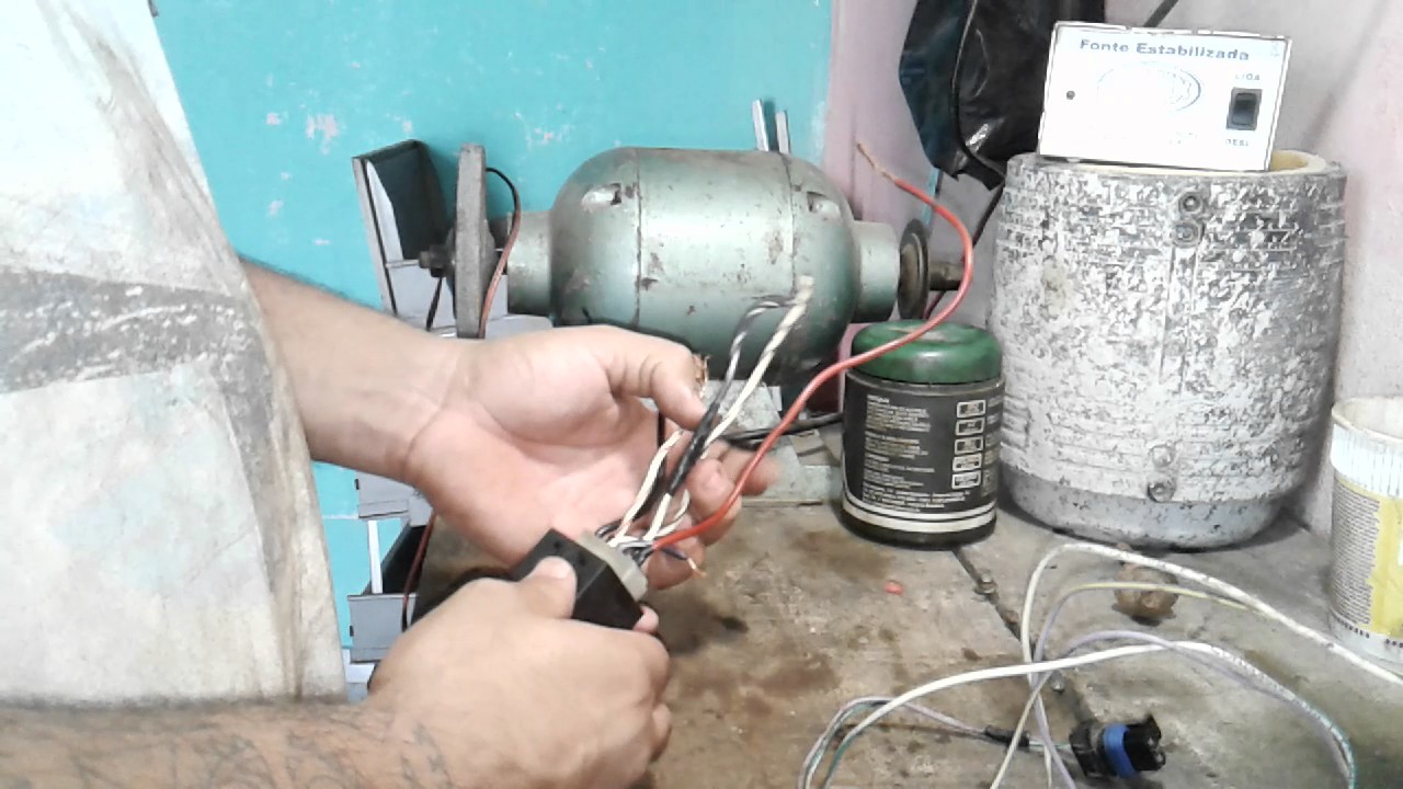 Esquema de ligação do interruptor de vidro elétrico do Fiat Uno