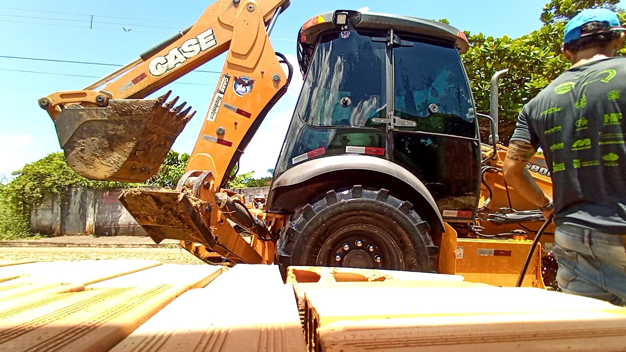 limpeza e revisão na case 580N #op