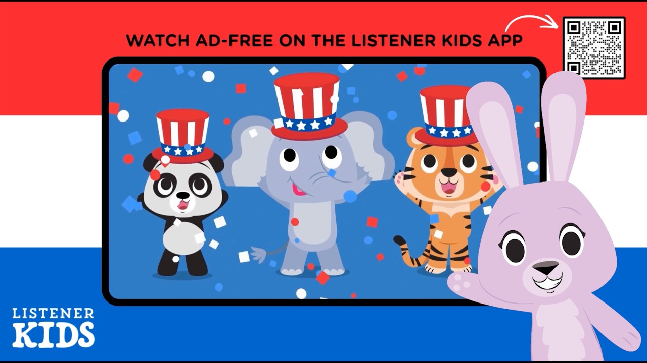 Patriotic Songs For Kids. Celebrate America's 250th Birthday. God Bless America, Yankee Doodle +more