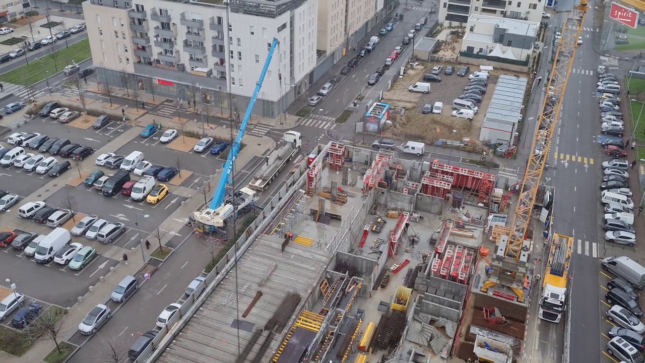 ĢRUTIER (3) GRUE A TOUR /MANITOWOC / COMMENT UTILISER UN RETOURNEUR A PREMUR . (POIDS 3 TONNES ).🤘.