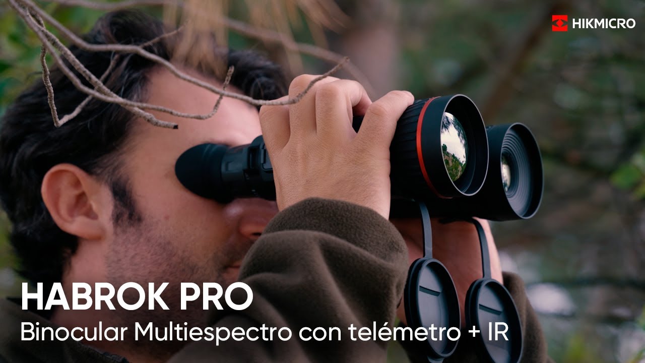 HIKMICRO HABROK PRO | Binoculares Multiespectro con telémetro + IR