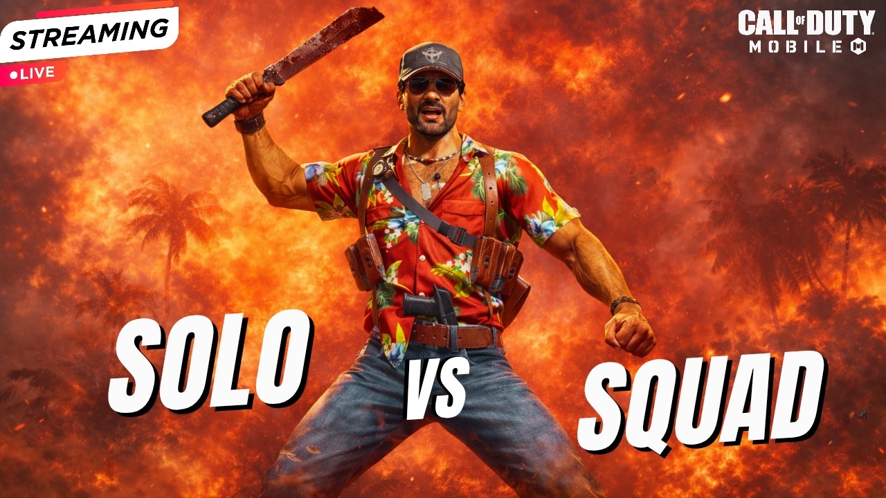Squad Hunter 🥷| SOLO vs SQUAD Codm Live💥 #shorts #codm #codmobile