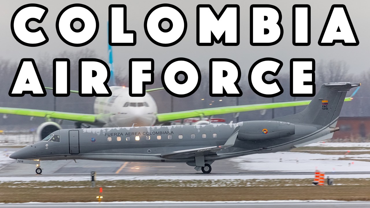 VIP Action! Colombian Air Force Embraer Legacy 600 departing Montreal (YUL/CYUL)