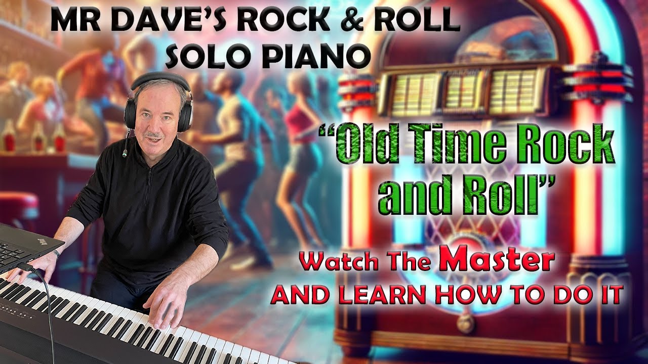 Bob Seger's 'Old Time Rock and Roll' | Mr Dave on Piano | Pumping Piano LH Technique 🎹