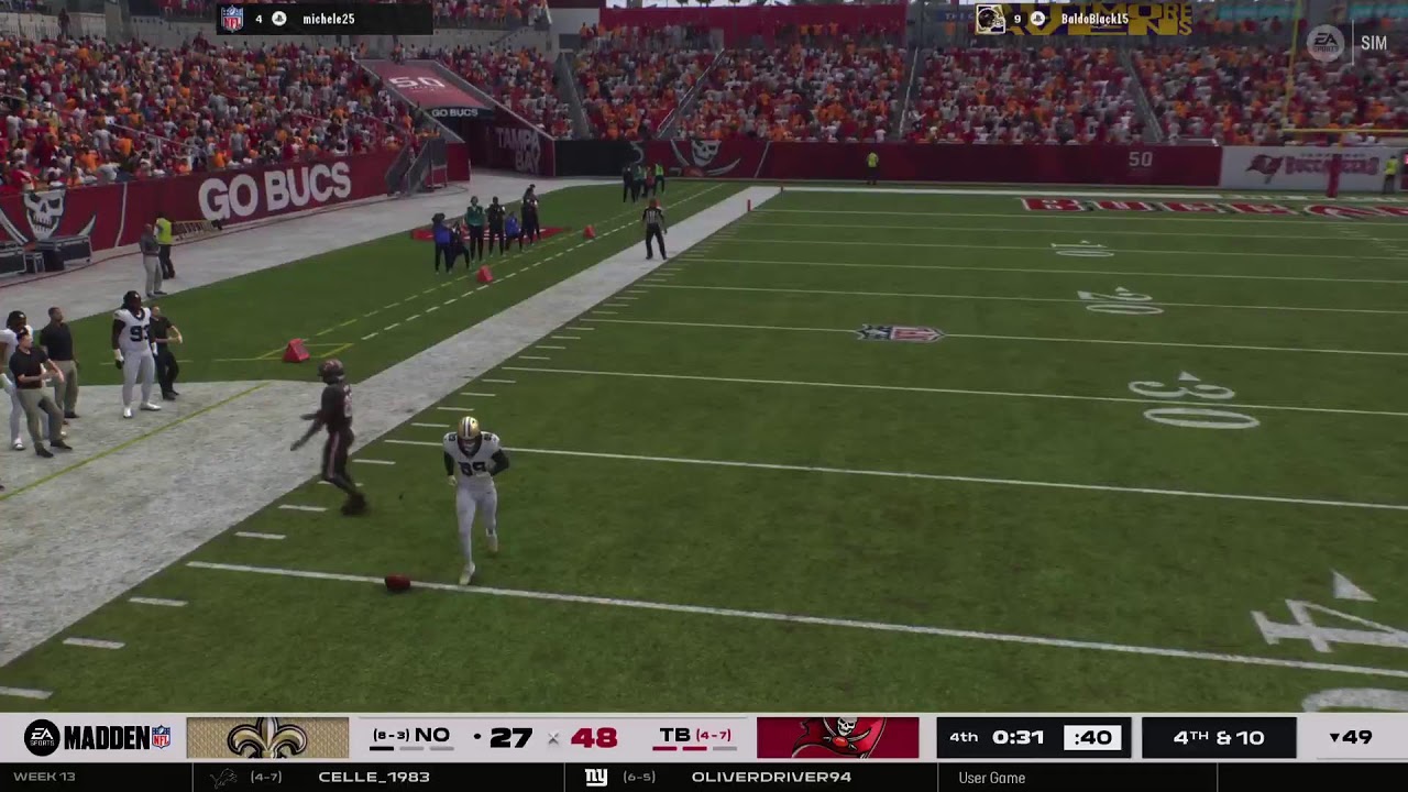 MADDEN 26 - michele25 - saints bucs