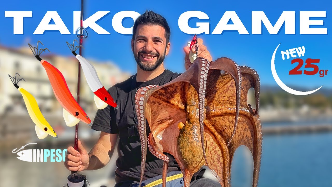 TAKO EGI ESSENTIAL 25gr • Come pescare POLPI da riva, scogliera e in porto - TAKO EGING INPESCA®