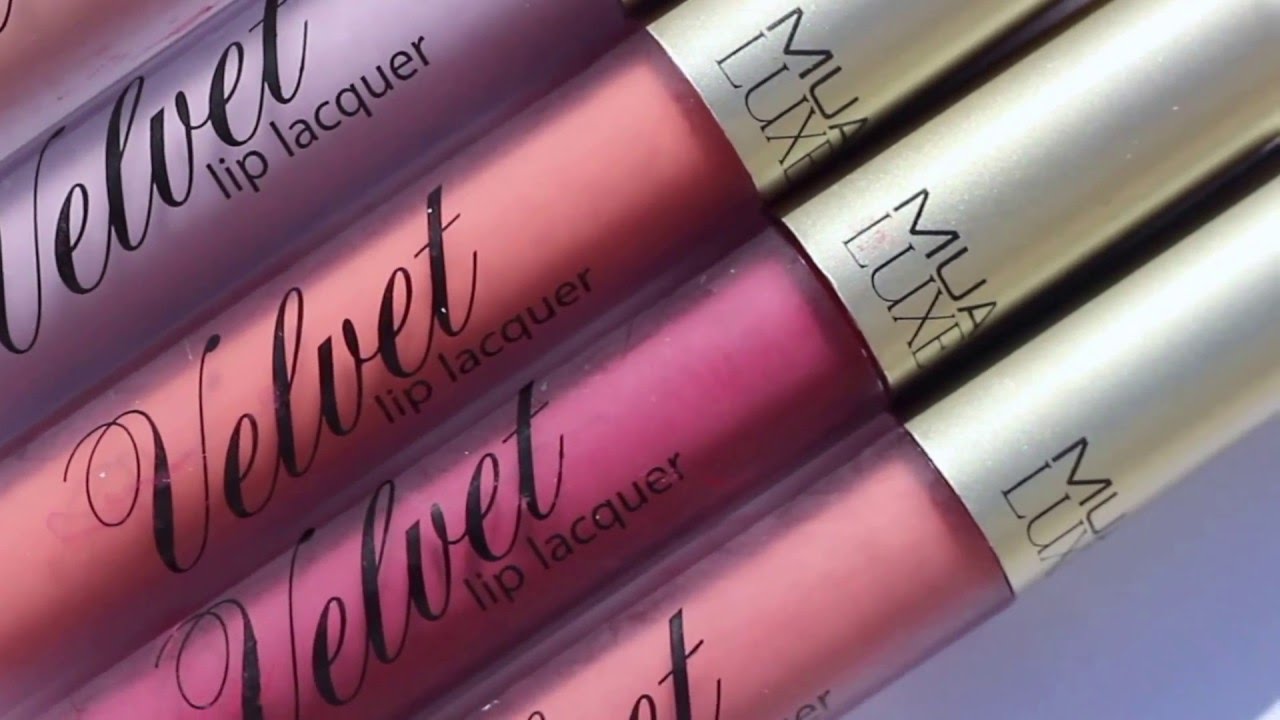 MUA Cosmetics NEW Velvet Lip Lacquers|Swatches