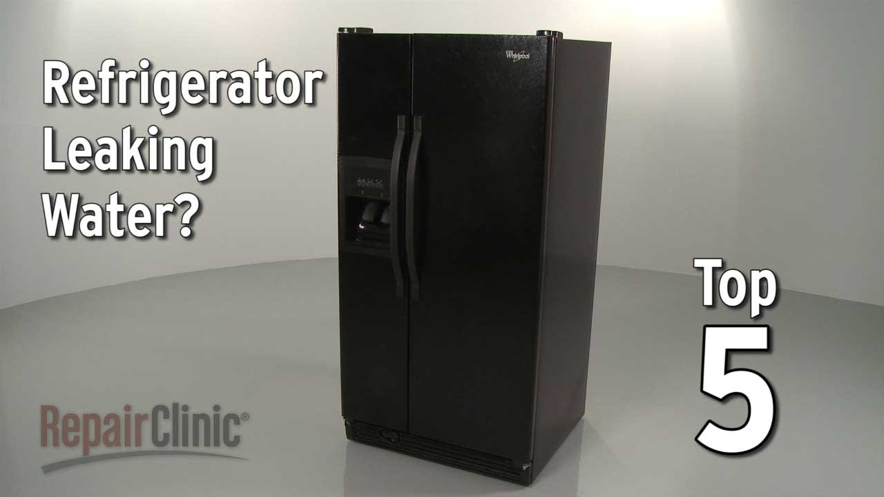 Refrigerator Leaking Water &mdash; Refrigerator Troubleshooting