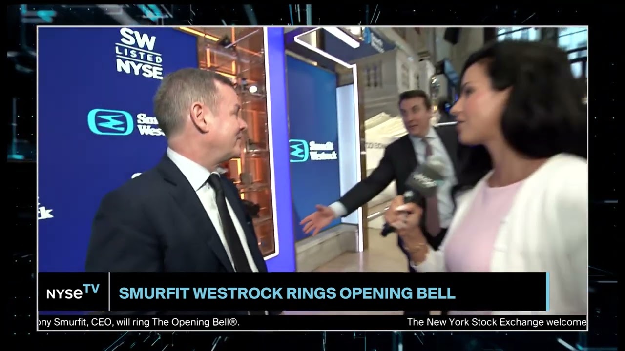 Ken Bowles, CFO, Smurfit Westrock Joins Us As Smurfit Westrock Rings Their First Trade Bell