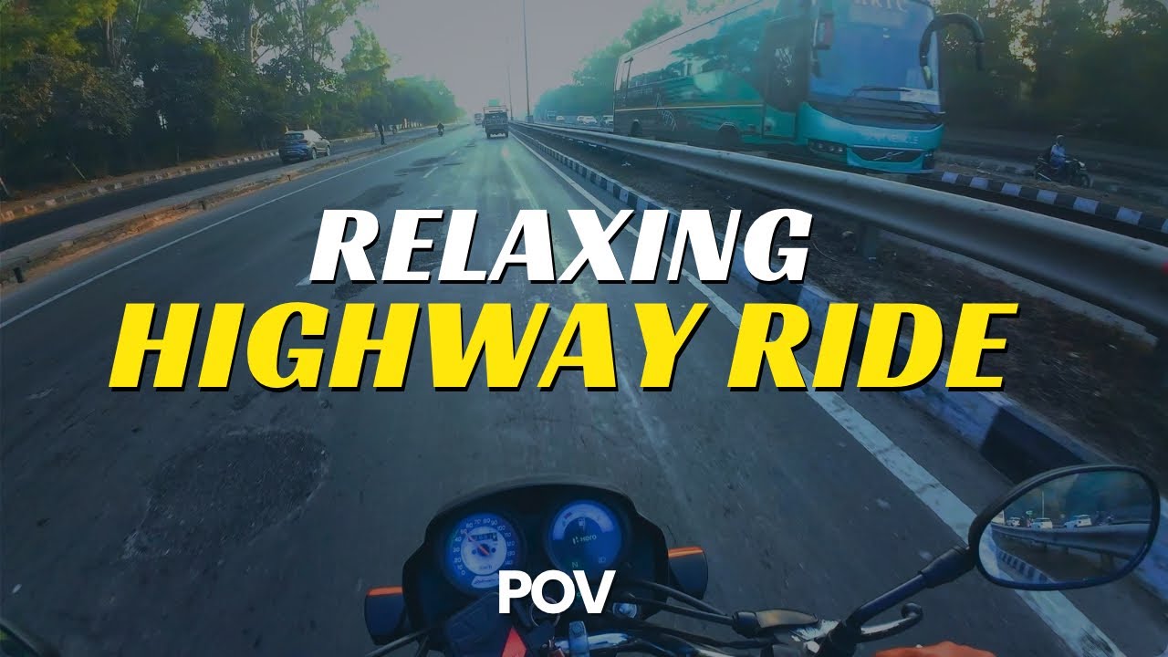 Highway Ride ASMR POV 🚴‍♂️ | Pure Engine Sound | Relax & Sleep
