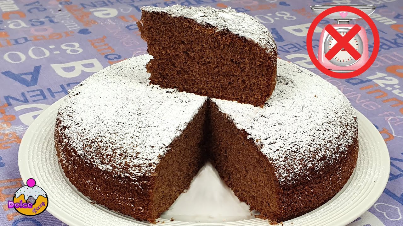TORTA 12 CUCCHIAI  AL CACAO - SENZA BILANCIA -