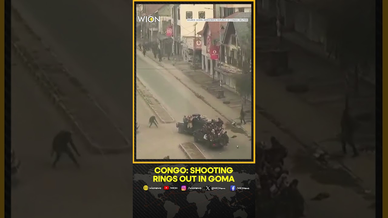 Congo-Rwanda Conflict: Heavy Gunfire Exchange In Central Goma As M23 Rebels Take Over Goma | Shorts