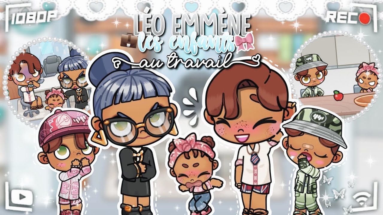 Léo emmène les enfants au travail 💼🎀💗|| ça fini mal 🥲 || with voice 💫 || avatar World 🌺💕
