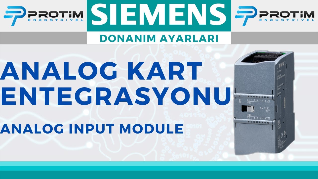 Siemens S7 1200 Analog Kart Entegrasyonu | Tia Portal | Analog input Module
