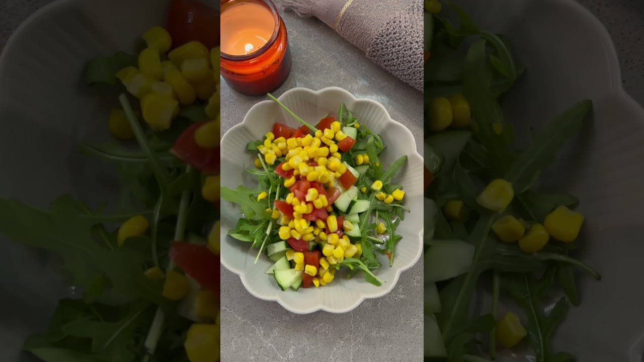 🥗 ЗЕЛЕНИЙ САЛАТ З МОЦАРЕЛОЮ 