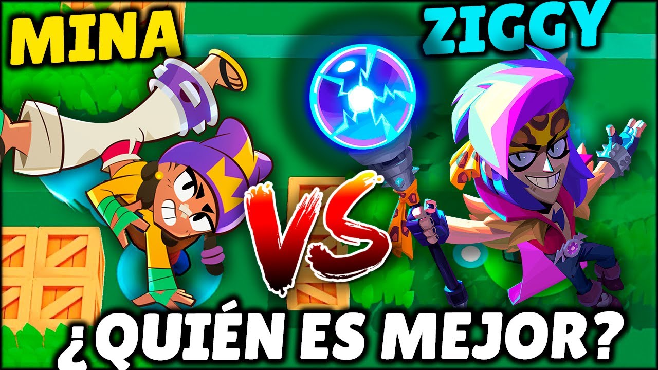 ⚡&iexcl;ZIGGY vs MINA! 😱 + NUEVO modo Subway Run 🎉 | Brawl Stars