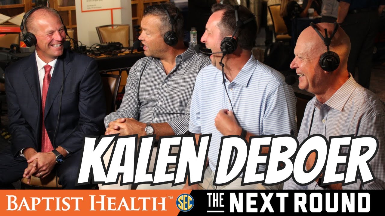 Alabama Head Coach Kalen DeBoer Sits Down with The Next Round at SEC Media Days