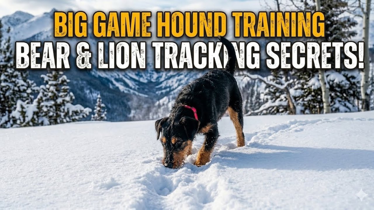 Основы подготовки львиной собаки: обучение следопытству для охоты на крупную дичь.